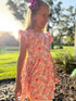 Girls Lilac Lace Dress with Matching Bow - Bowtism